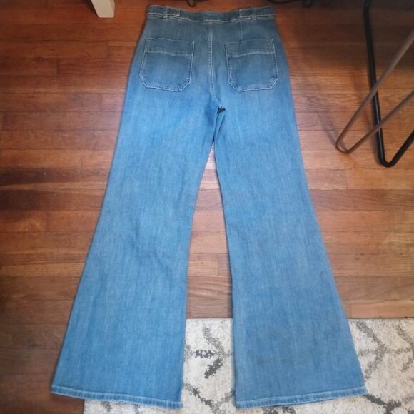 PILCRO ANTHROPOLOGIE Tower Flare Mid-Rise Jeans (sz29) - Picture 7 of 15